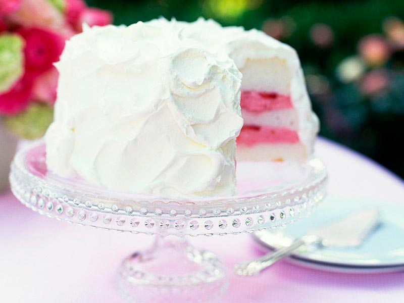 Angel Food Cake para bodas  