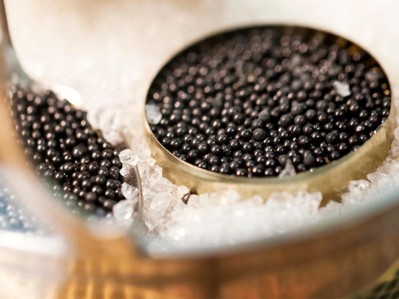 Caviar para servir en la boda. Imagen 2
