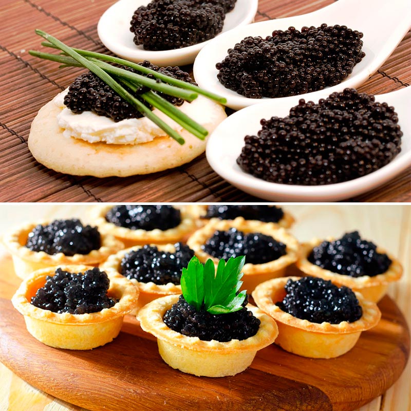 Caviar para servir en la boda. Imagen 4