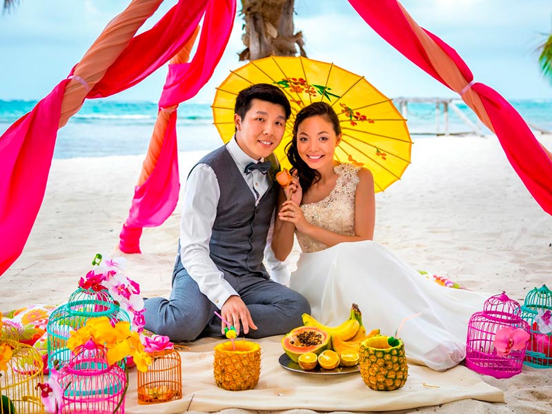 ¿cómo celebrar una boda tropical? Si, acepto, a la orilla del mar