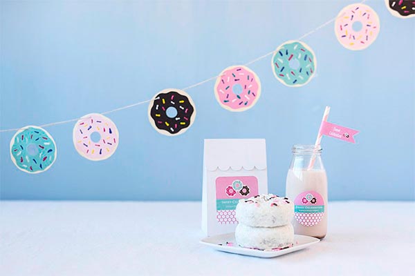 ¿Cómo hacer cadenetas de donuts? Espectaculares donuts de papel para decorar