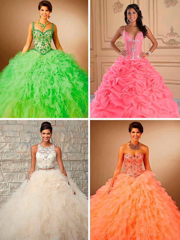 Consejos para elegir el color de tu vestido de 15 años