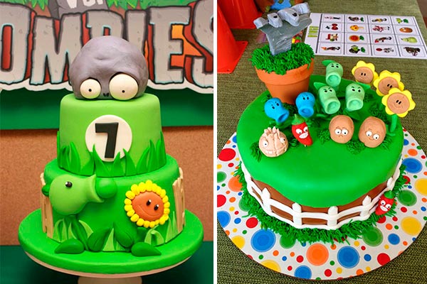 Cumpleaños para niño de plantas contra zombis - Plants vs zombies se  apoderan del cumpleaños de tu hijo