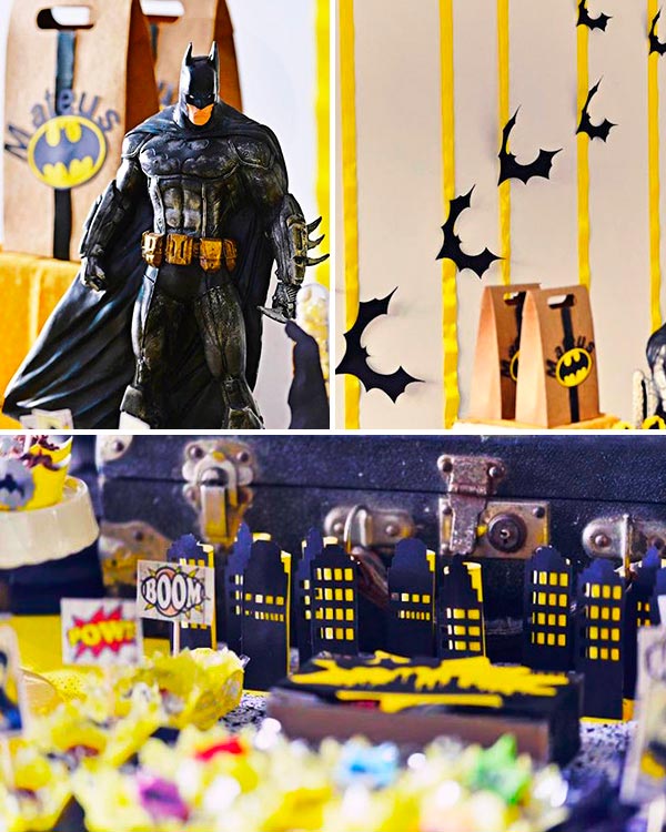 Fiesta de niños inspirada en batman - Festeja su cumpleaños en ciudad gótica