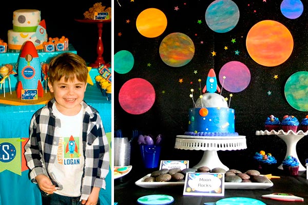Fiesta intergaláctica para niños Un cumpleaños de otro planeta
