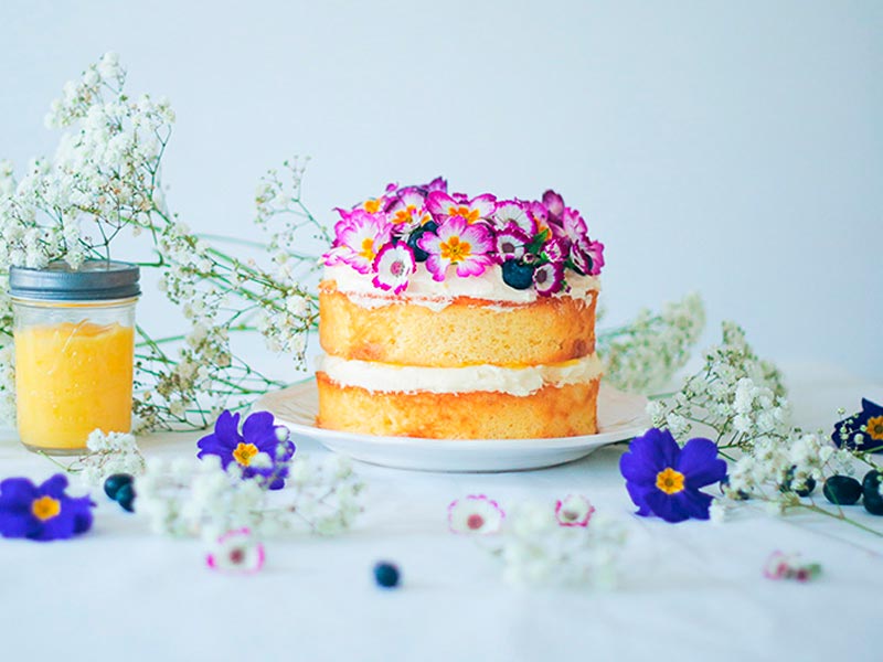 Flores para decorar el pastel de bodas Naturaleza comestible para decorar pasteles nupciales