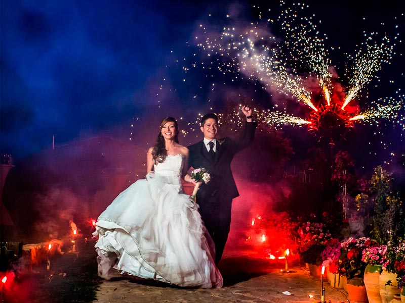 Fuegos artificiales en tu boda. Imagen 3