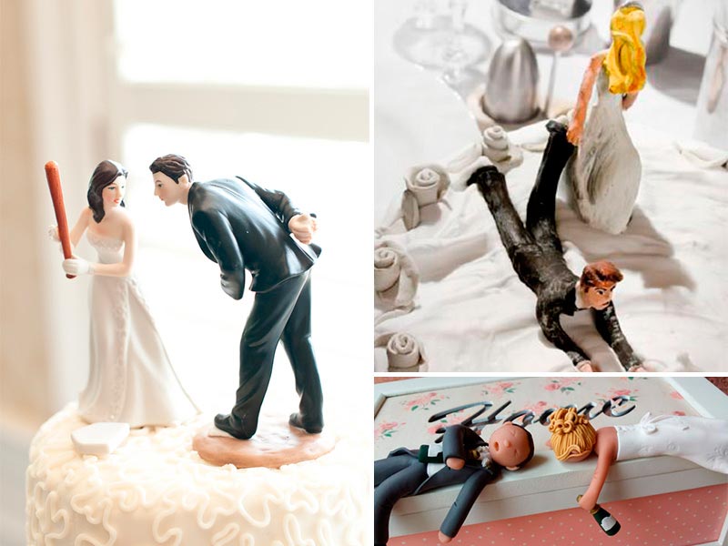 Originales toppers para pasteles - Detalles para el topper de tu pastel de  bodas