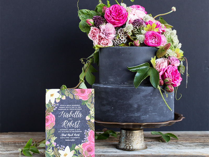 Pasteles con efecto pizarra Decora tu biscocho de bodas con la técnica “Chalk Cake”