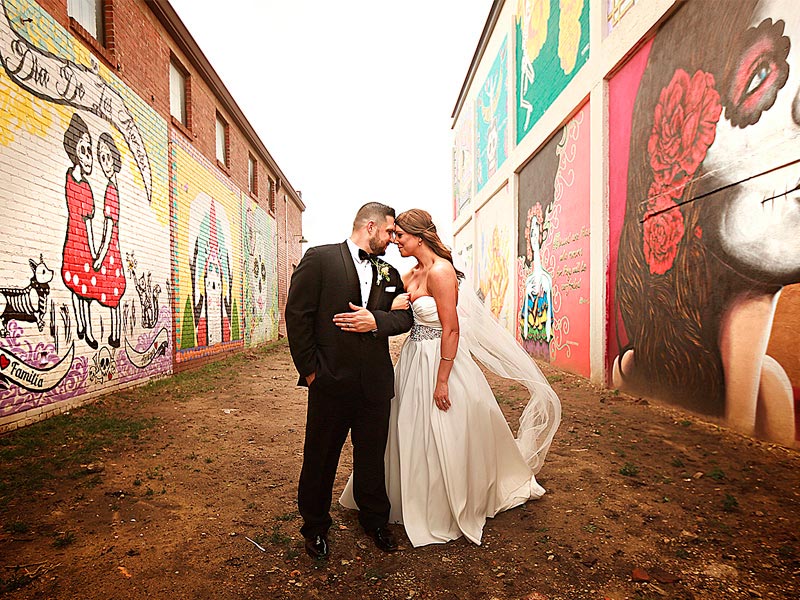 Sesiones fotográfica de tu boda en murales Derrocha arte tu sesión fotográfica
