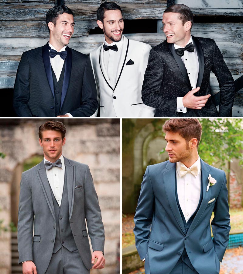 Tipos de corbatas para el traje del novio. Imagen 4