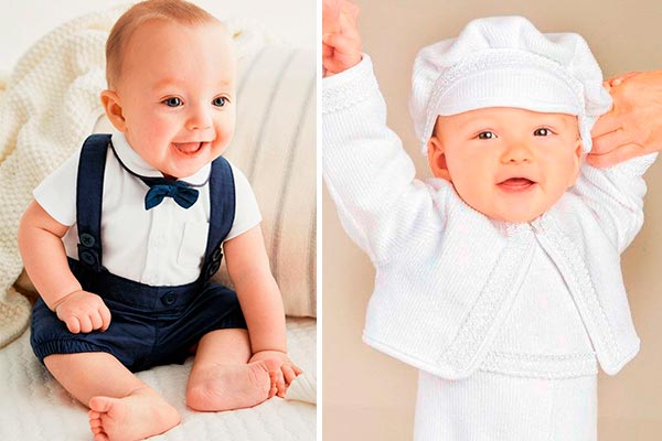 Tipos de vestuario para bautizo de niños Adorables oufits para el bautizo de tu hijo